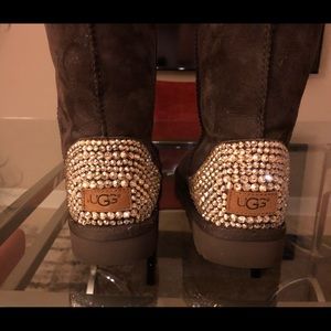 Authentic Customized Uggs with  Swarovski crystals
